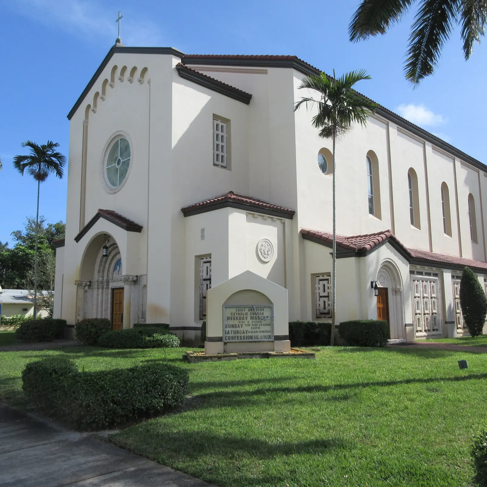 St. Anthony Catholic Church in downtown Fort Lauderdale.
