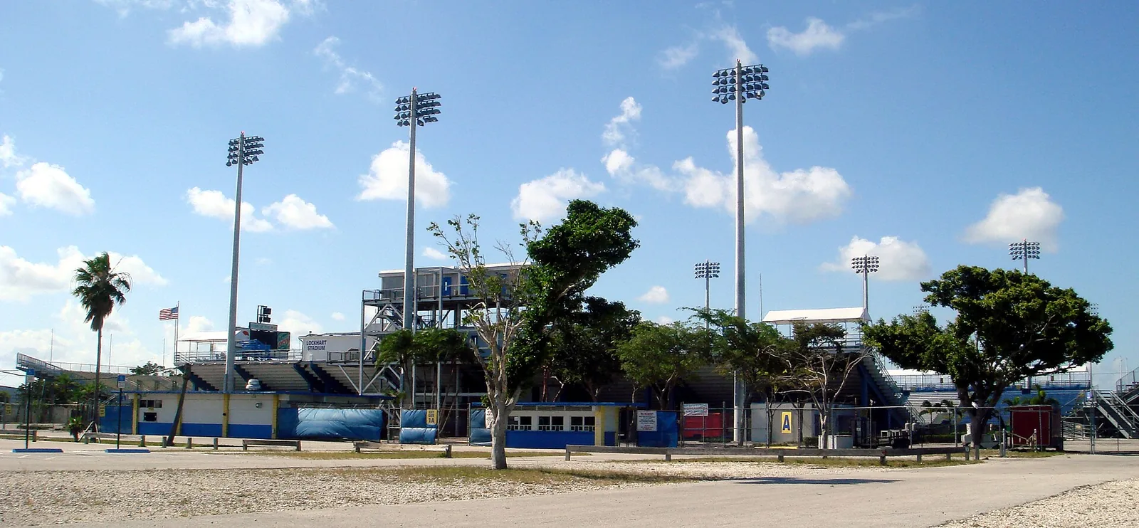 Lockhart Stadium in Fort Lauderdale, photographed in 2008.