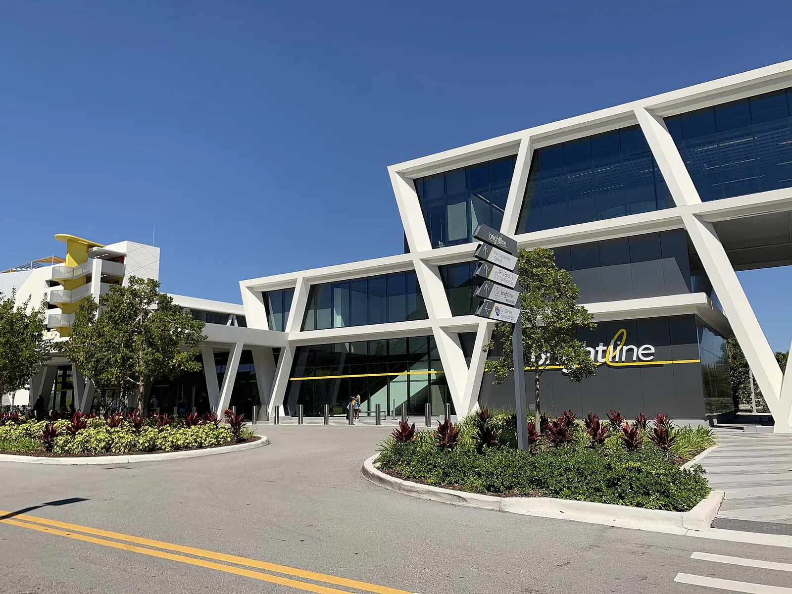 The Brightline station in downtown Fort Lauderdale.